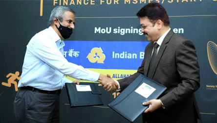 Indian Bank Signs MoU with Society for Innovation and Development, IISc to Fund Innovative MSMEs and Startups